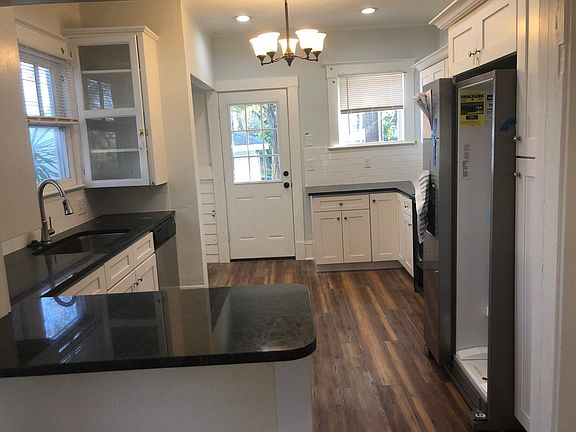 Open kitchen with granite