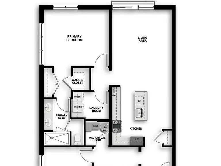 Explore spacious living with this elegant 2-bedroom, 2-bathroom layout, featuring modern amenities and a Juliette balcony. Explore spacious living with this elegant 2-bedroom, 2-bathroom layout, featuring modern amenities and a Juliette balcony.