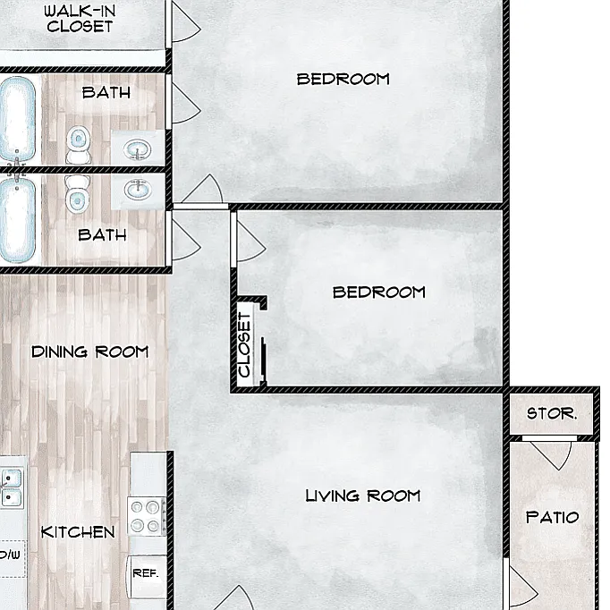 Floor plan B1