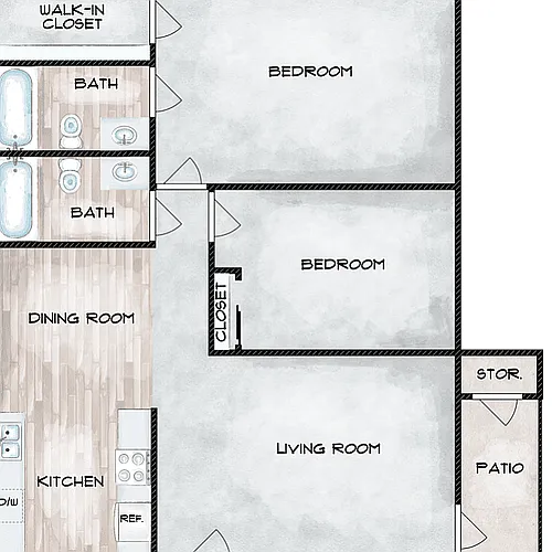 Floor plan B1