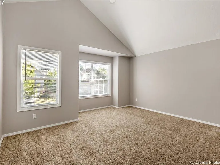 Massive master suite with vaulted ceilings!