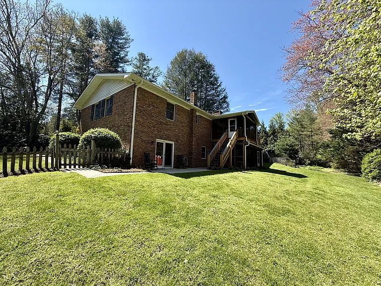 Level backyard access for the lower level apartment