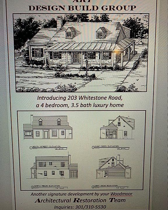 Site sign with rendering 