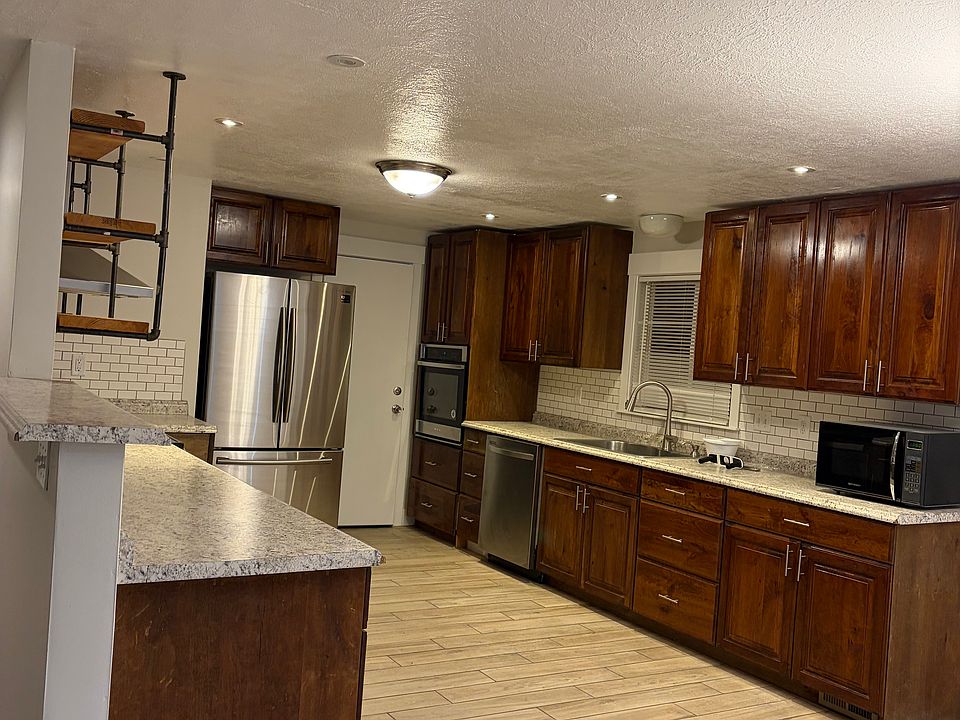 Nice large kitchen. Lots of counter space.