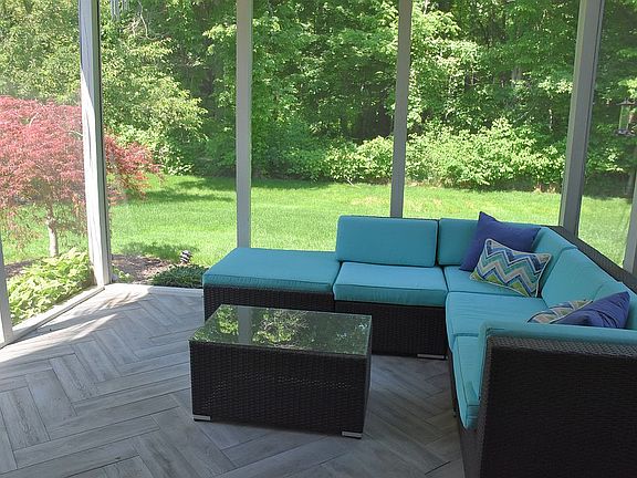 Screened in back porch