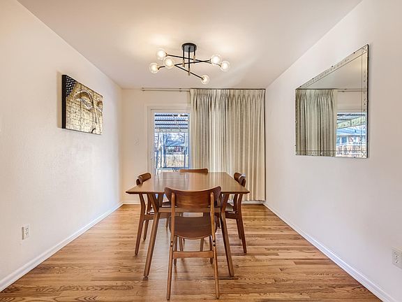 The dining area is great for board games, makeshift work area, and of course, dining.