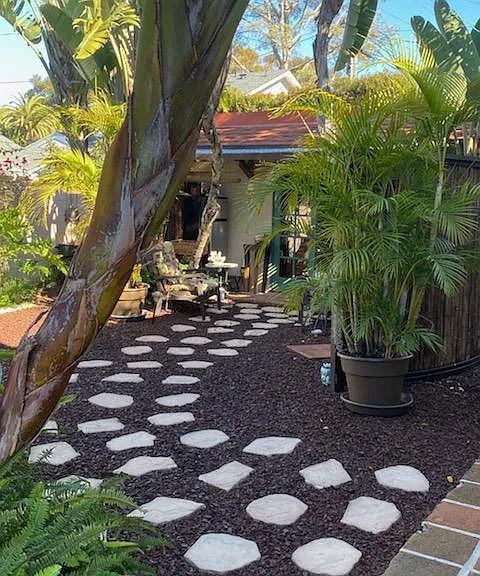 steps to owner's cottage