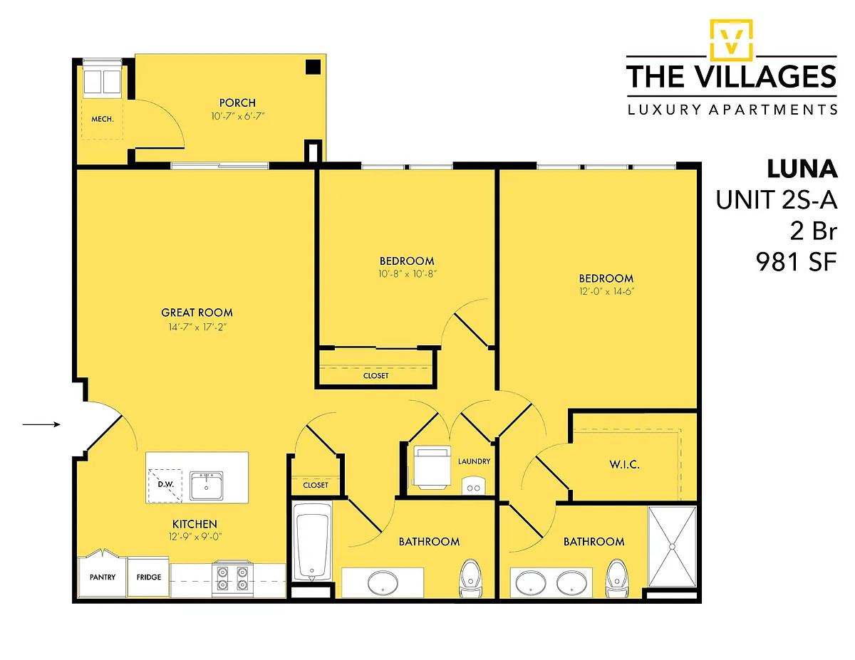 Floor plan Luna Model