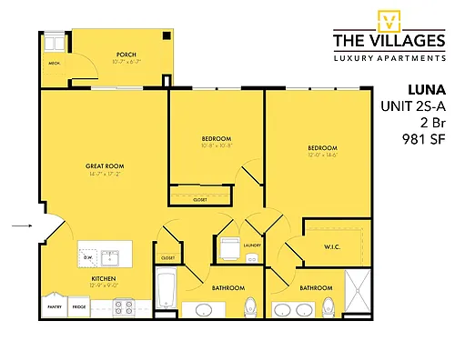 Floor plan Luna Model