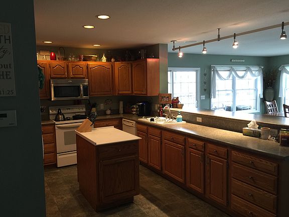 Large kitchen with island