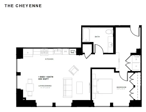 Floor plan The Cheyenne