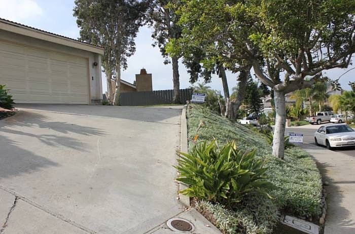 Front View with Driveway