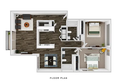 Floor plan 2 Bedroom