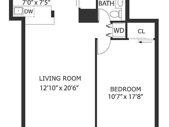 2nd image of 400 E 54th St APT 16D