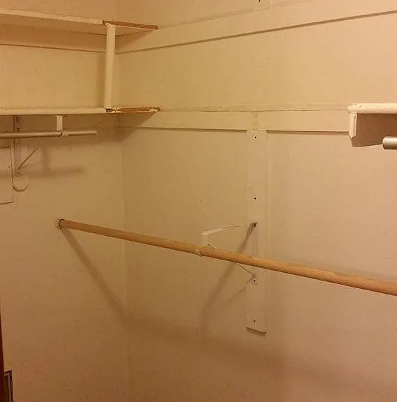 large closet in master