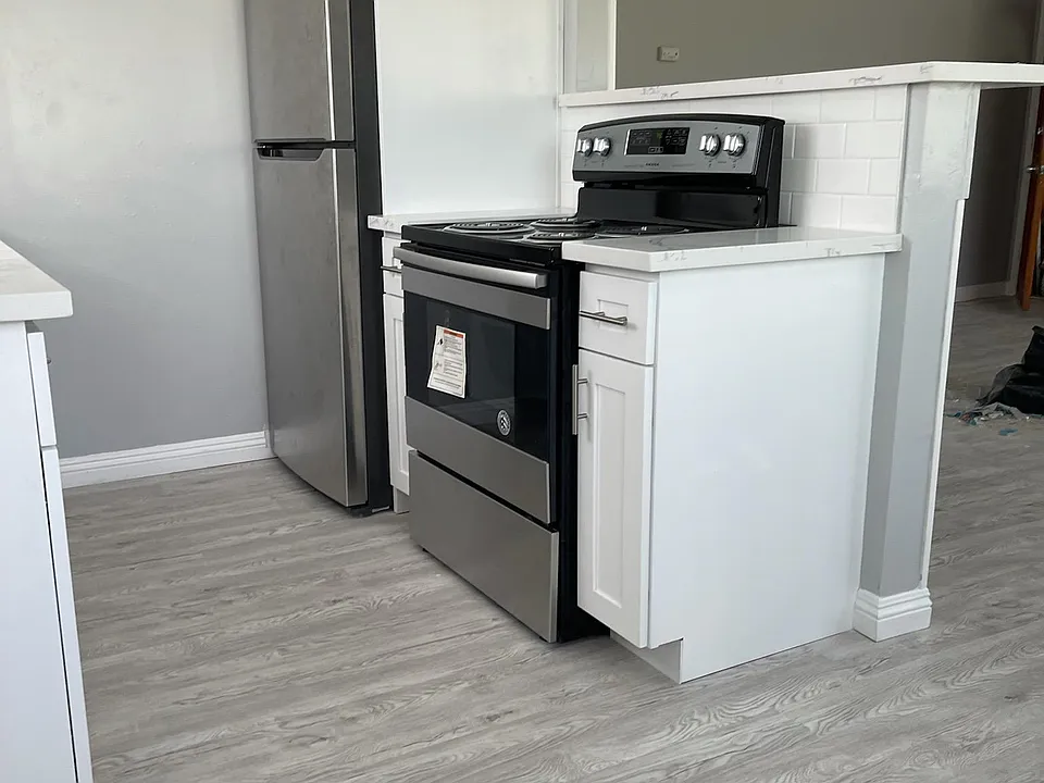 Stainless steel appliances, including dishwasher (not pictured here)