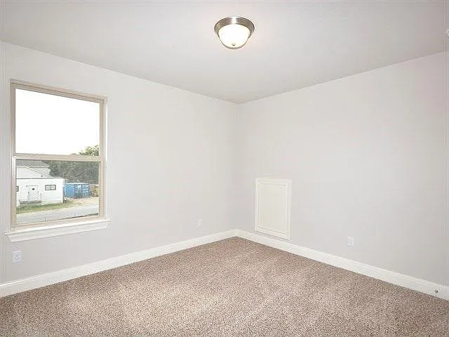 Large bedroom with tons of natural light and privacy