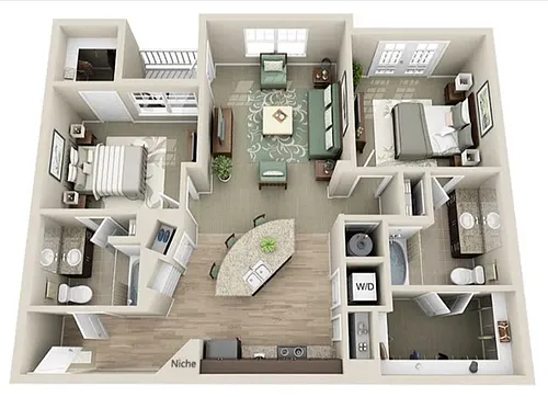 Floor plan B2 - Brood