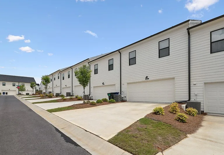 Exterior shot of the Bartow townhome