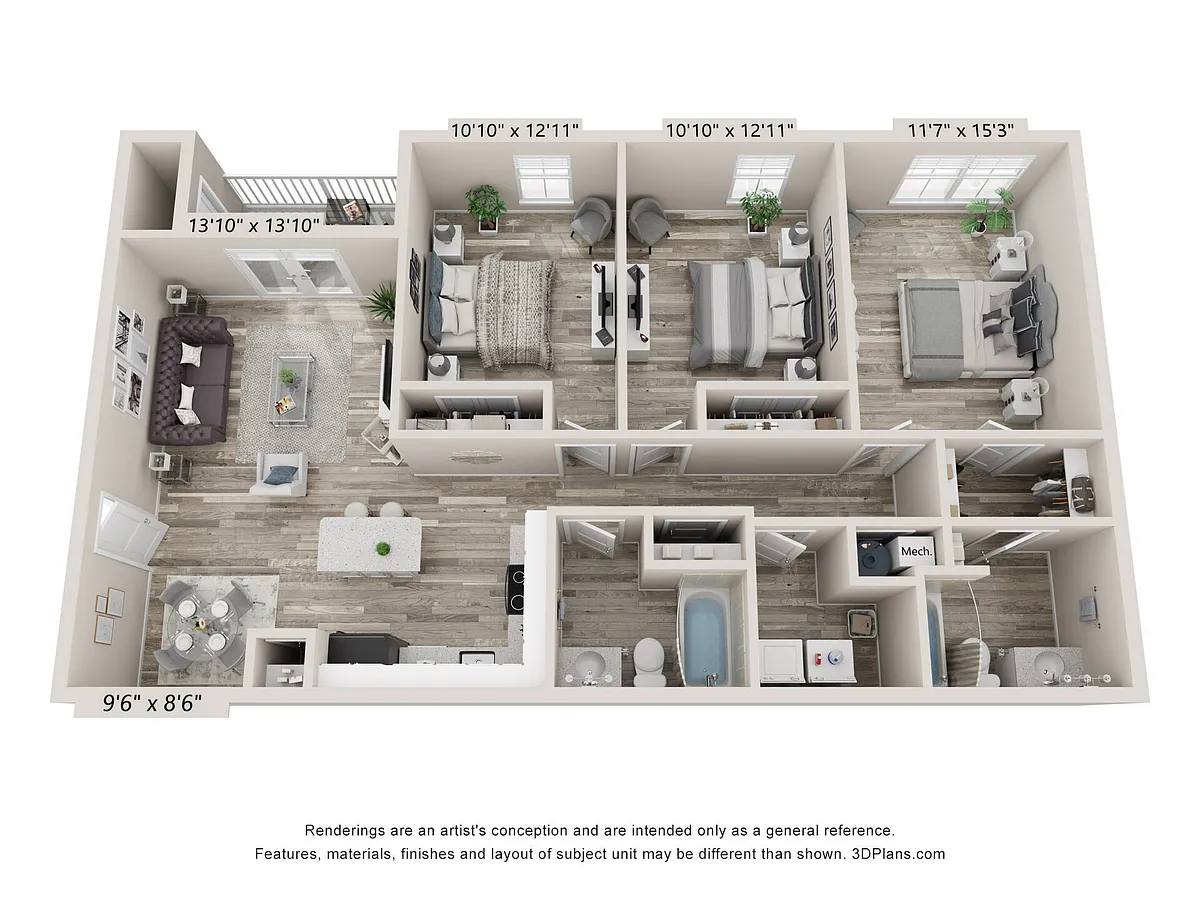 Floor plan C1