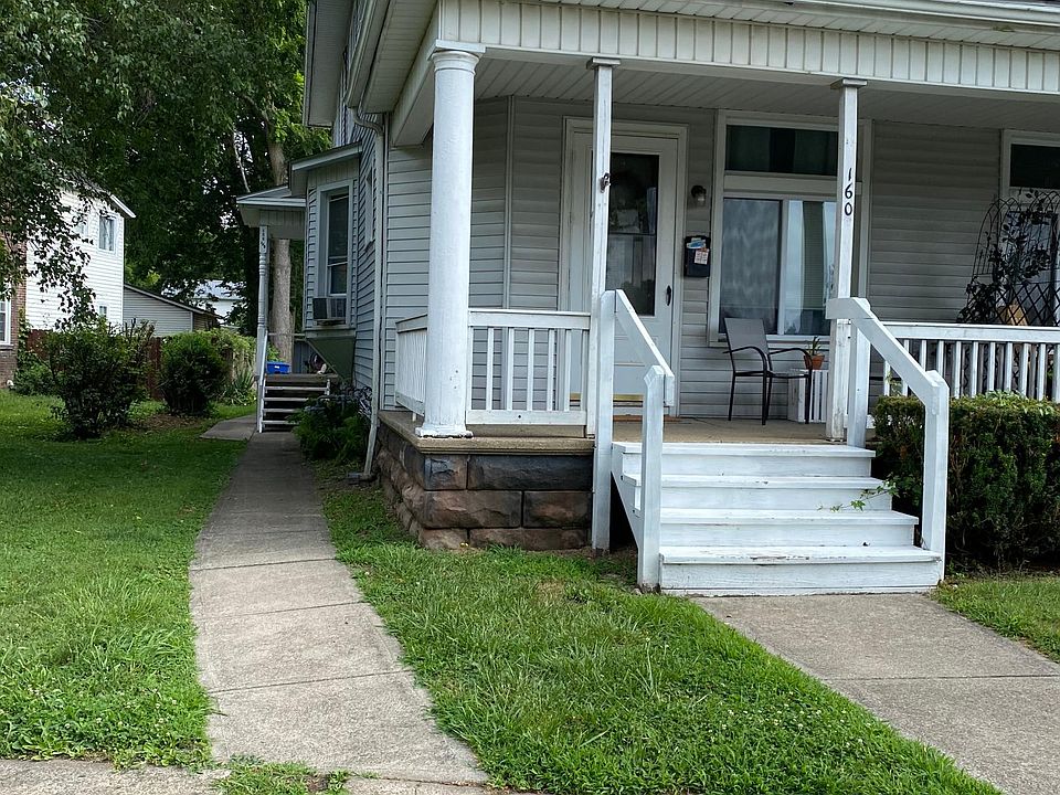 Front of apartment building