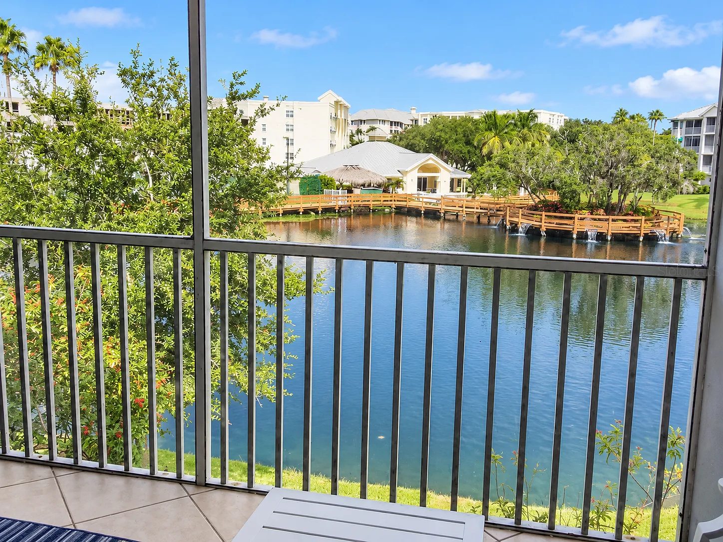 Enjoy your morning coffee or unwind after work from the screened lanai overlooking the pond and landscaped community.