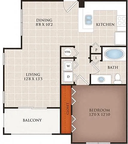 Floor plan A1B Aruba