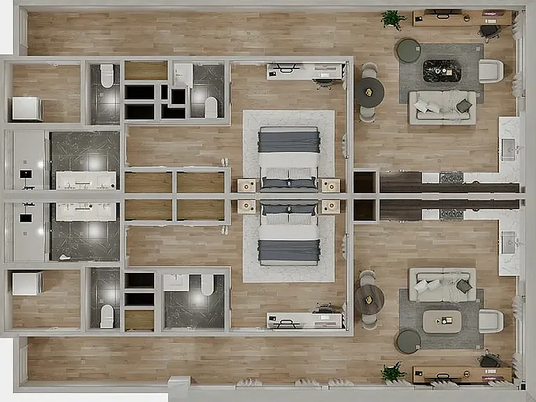 One Bedroom Suite Layout