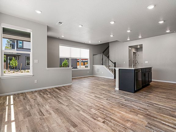 Luxury Vinyl Plank Flooring, island with seating