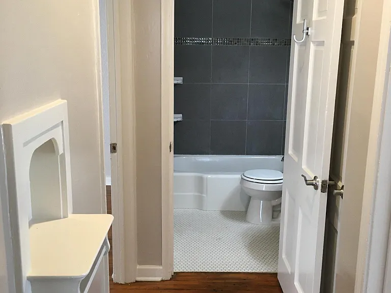 hall to bathroom