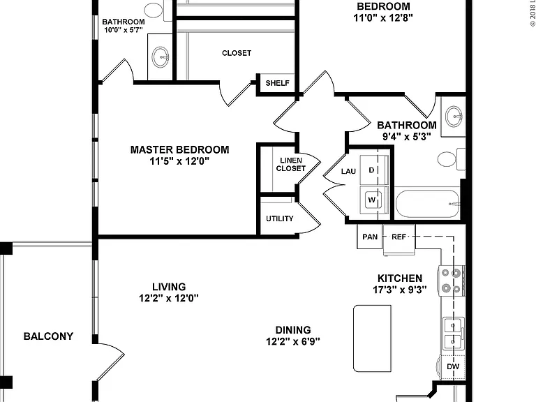 B3 Floor plan W Dimensions B3 Floor plan W Dimensions