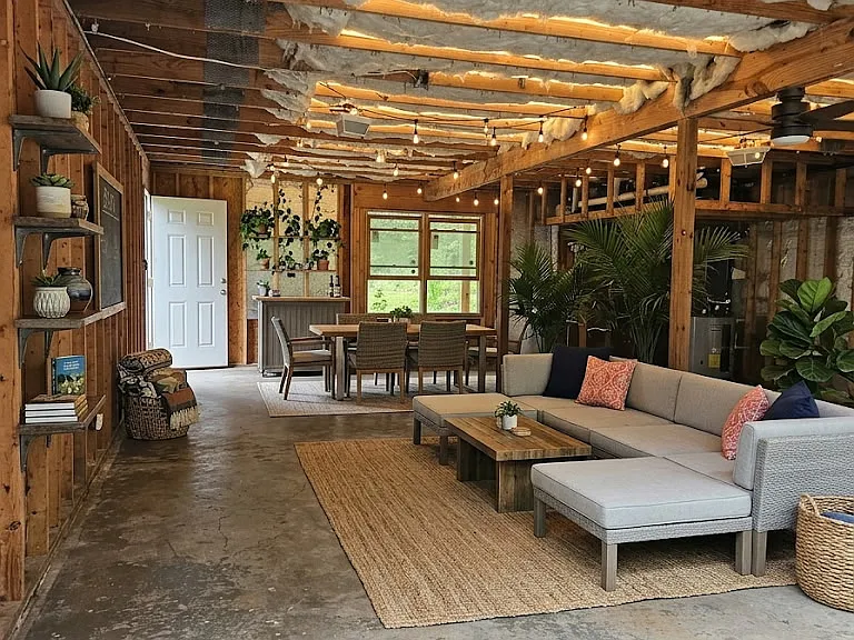 Possible use of the unfinished basement/garage