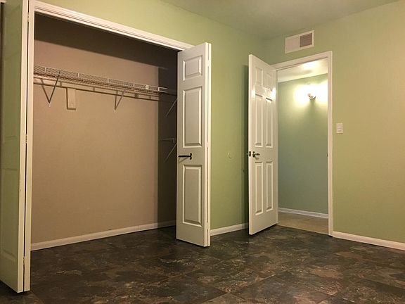 Bedroom looking into hallway