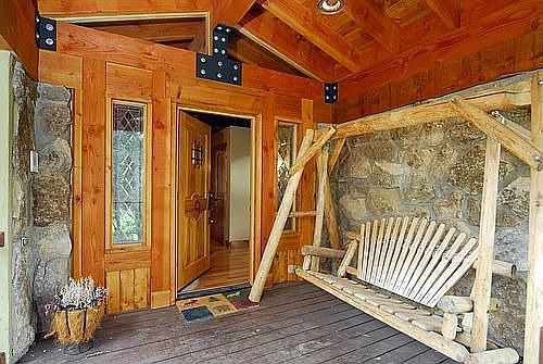 Large and covered Entry