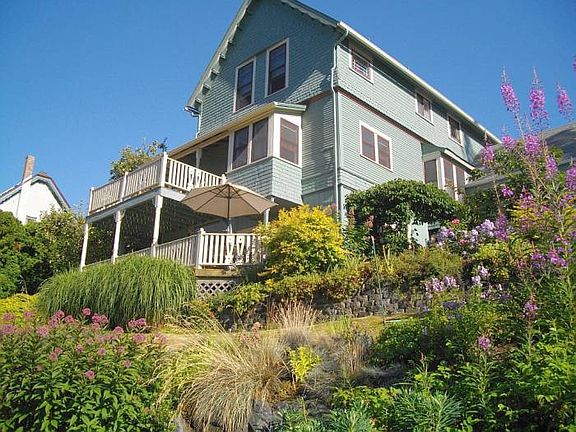 Terraced back gardends
