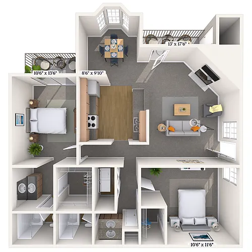 Floor plan The Farrington