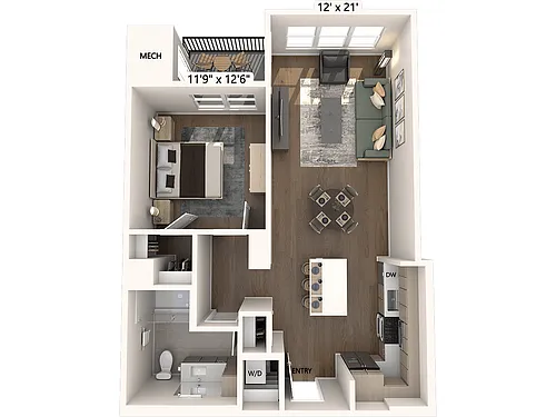 Floor plan A21