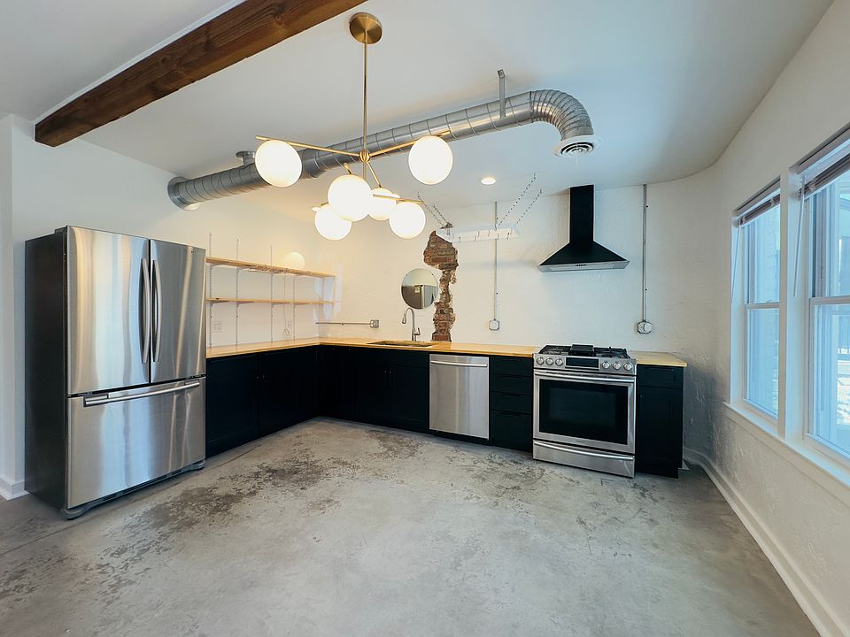 Eastside view of downstairs kitchen