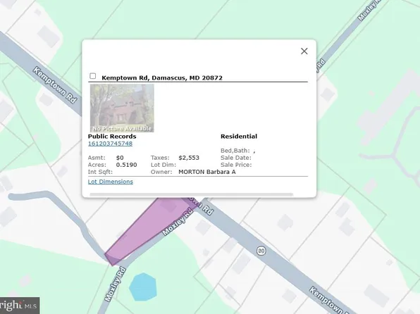 Kemptown Rd, Damascus, MD 20872