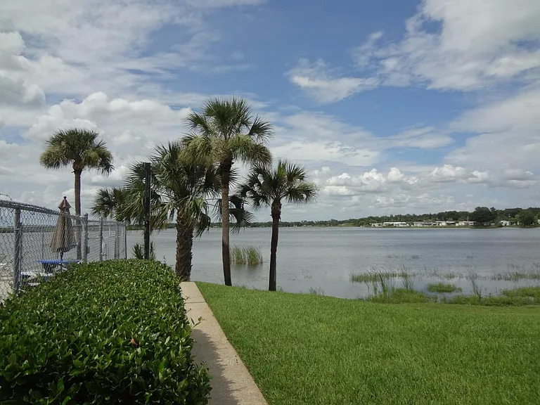 lake view from community club house and pool