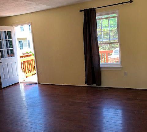 Living room and deck