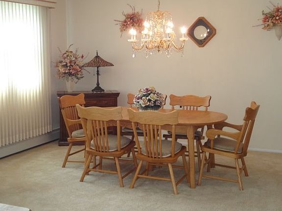 Formal Dining Beautiful chandeleir