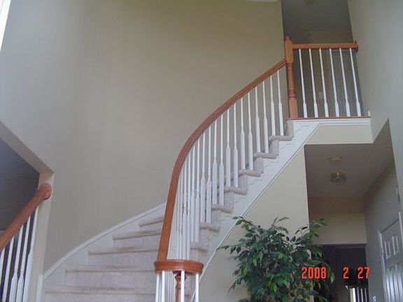 elegant curved fr stairs
