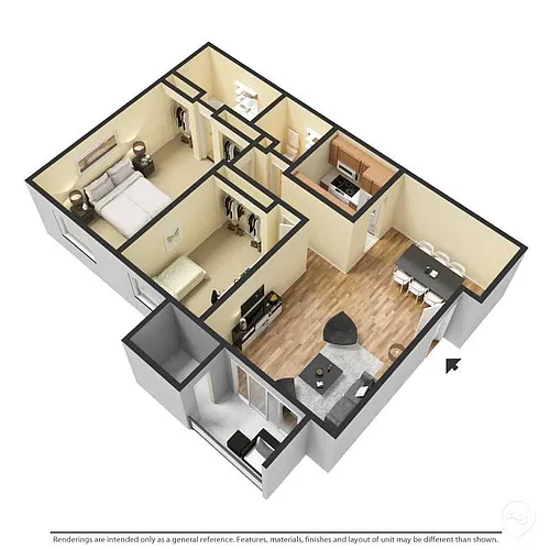 Floor plan The Pecos