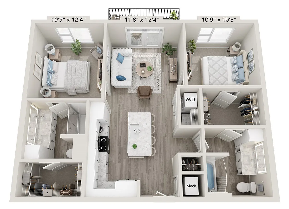 Floor plan B1