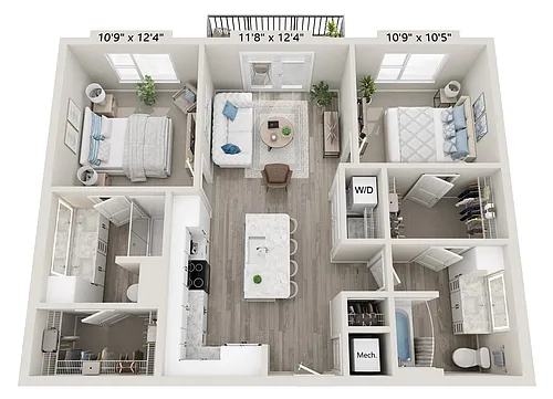 Floor plan B1