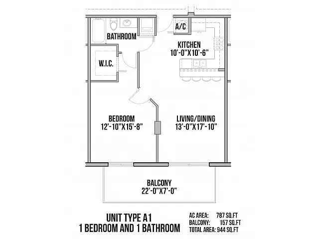 Floor plan A1