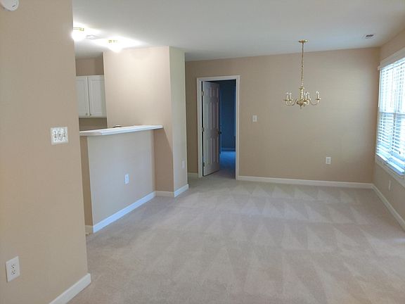 Dining room looking into master bedroom