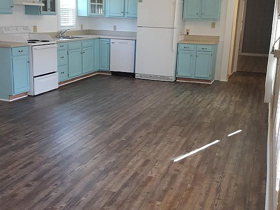 Kitchen is open to living room