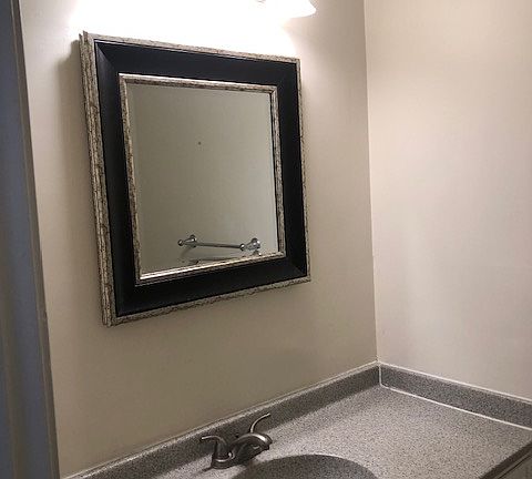 First floor half bath